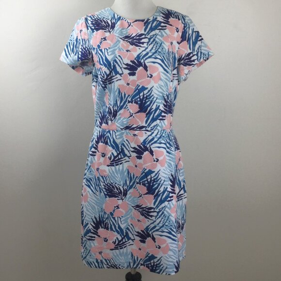 Brooks Brothers Red Fleece Floral Dress 10 - Picture 2 of 10